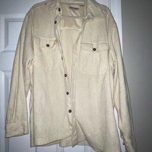 Cream Button-Up Shirt